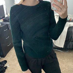 Dark green sweater